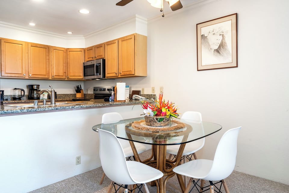 Condo, 1 King Bed with Sofa bed, Lanai, Ocean View (Sea Village 2102) | 1 bedroom, individually decorated, individually furnished, bed sheets