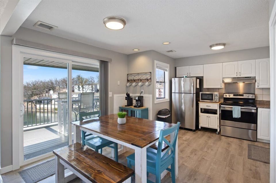 Enjoy the view from the dining area and kitchen too!