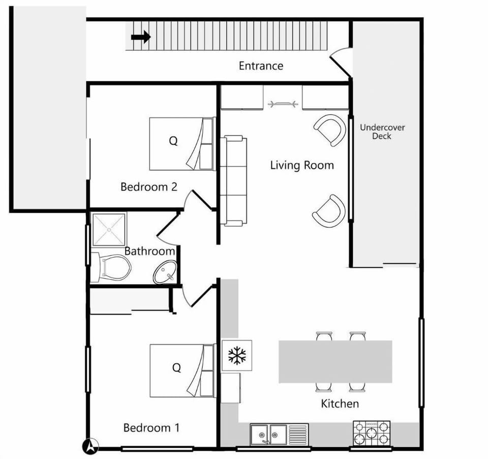 Sandy Point Escape | Floorplan 