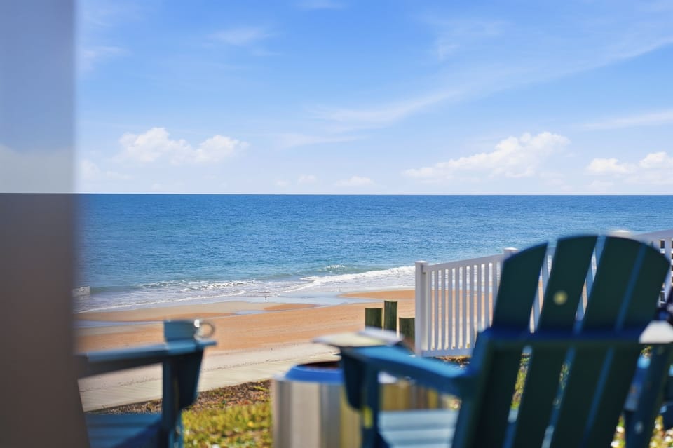 Private balcony seating makes it easy to linger over coffee or evening wine.