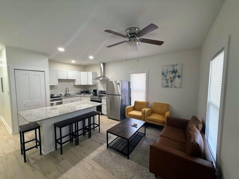 Kitchen and Living Room