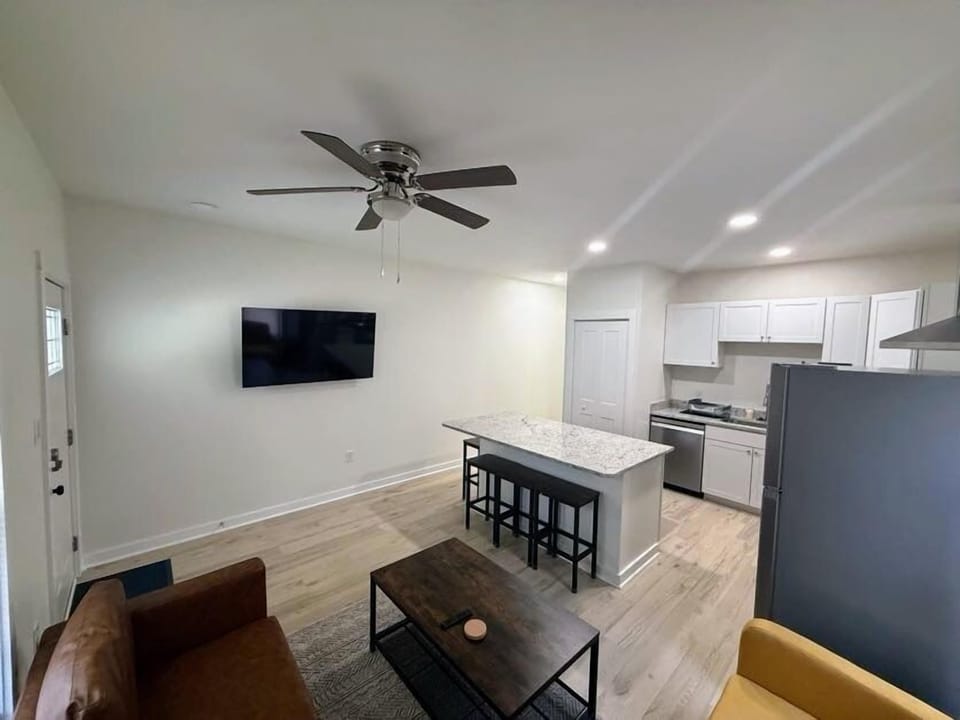 Living Room.  55" Smart TV