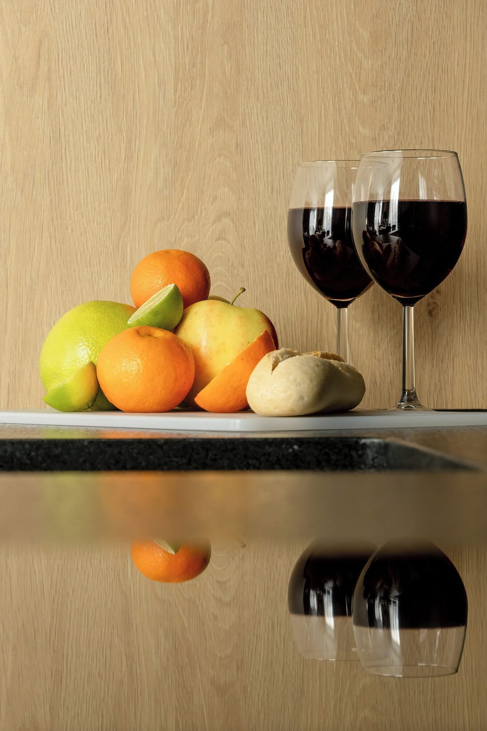 Stylish accessories in the apartment. 