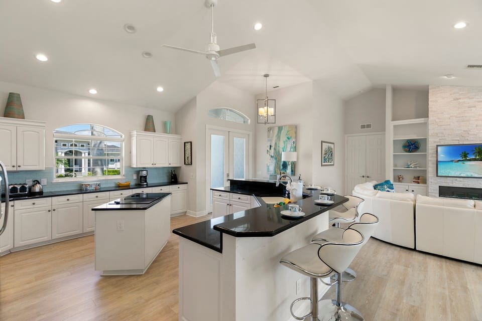 Kitchen View to Main Entrance