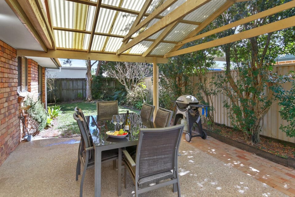 BBQ area to eat out!