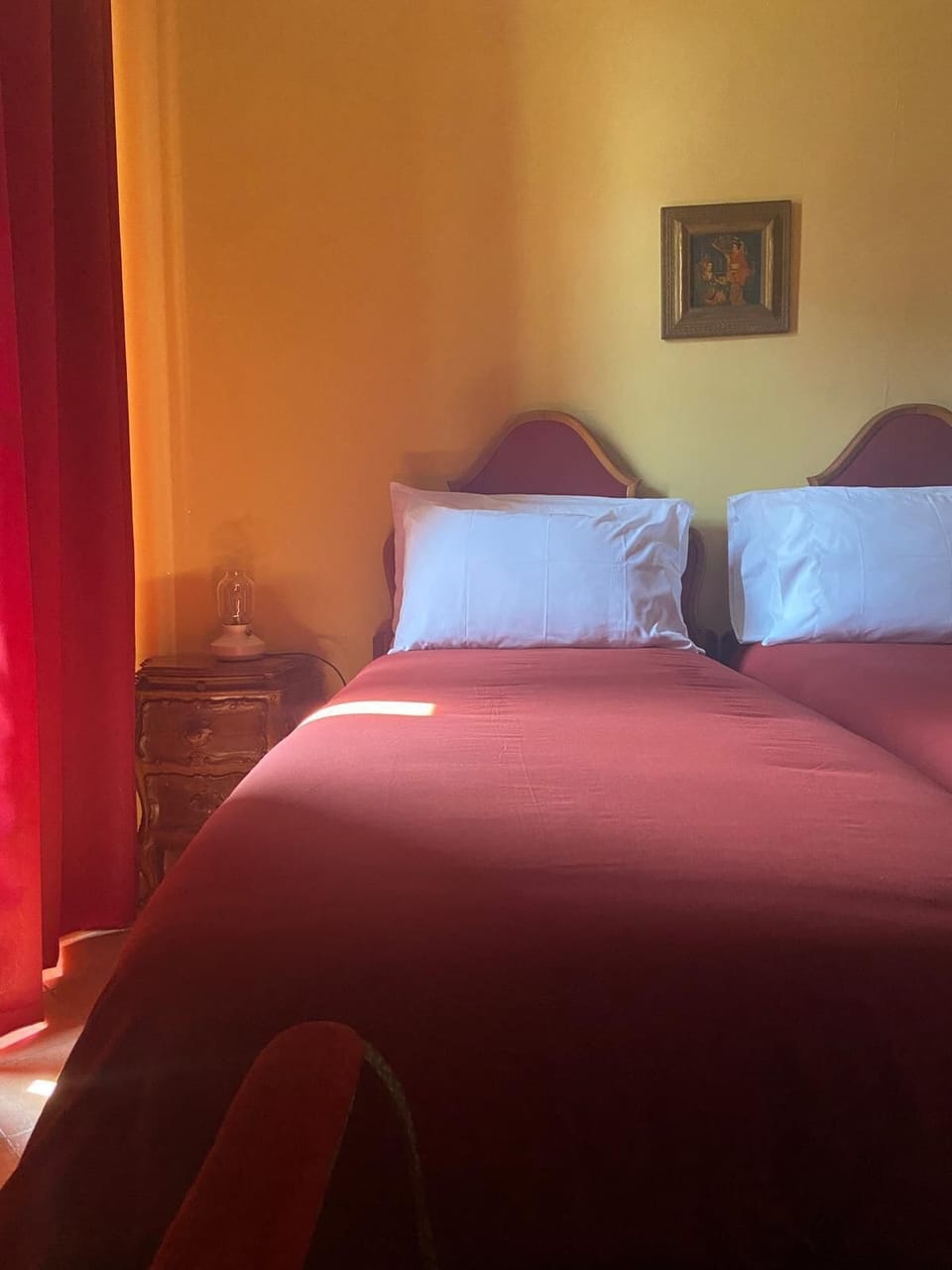 Double Room, Balcony, Garden View | Hypo-allergenic bedding, blackout drapes, iron/ironing board, free WiFi