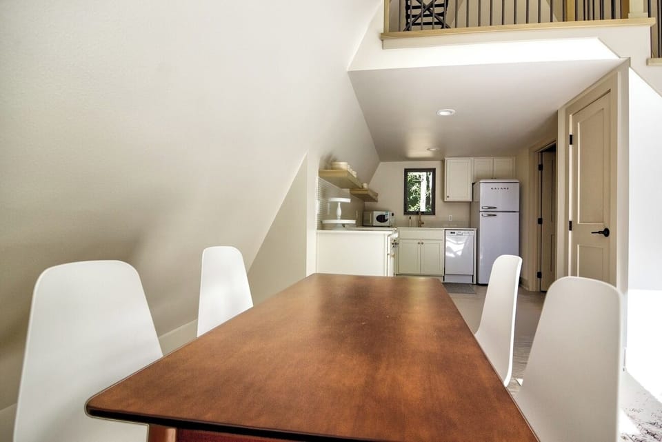 Share meals and plans around a warm, inviting table.