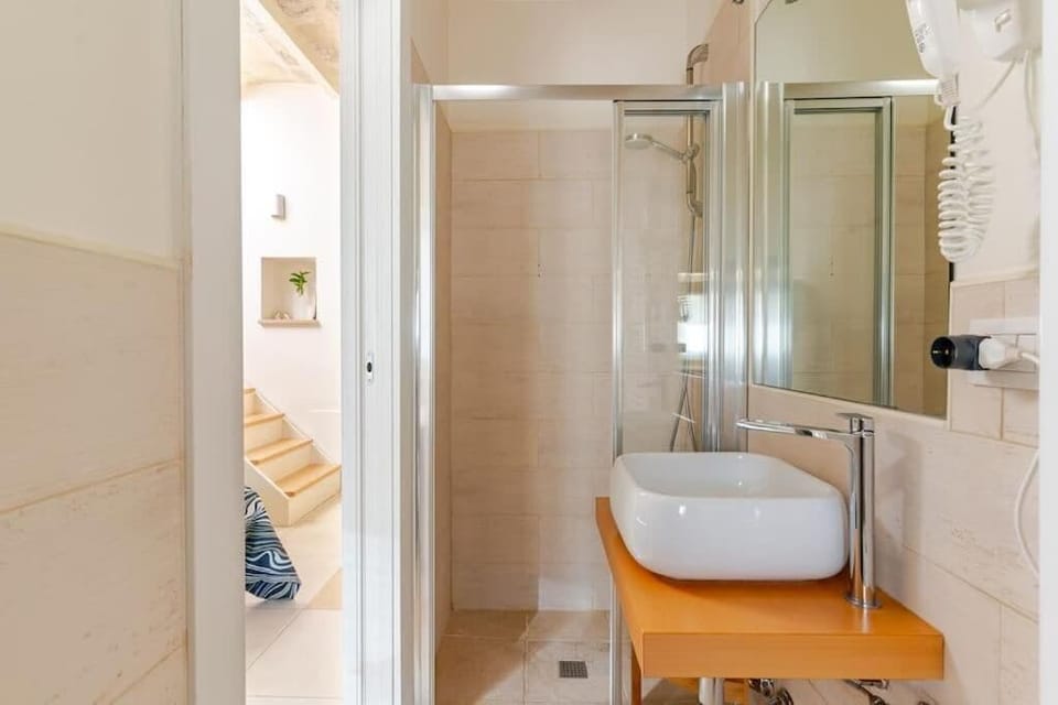 Deluxe Double Room, City View | Bathroom | Shower, hair dryer, towels, soap