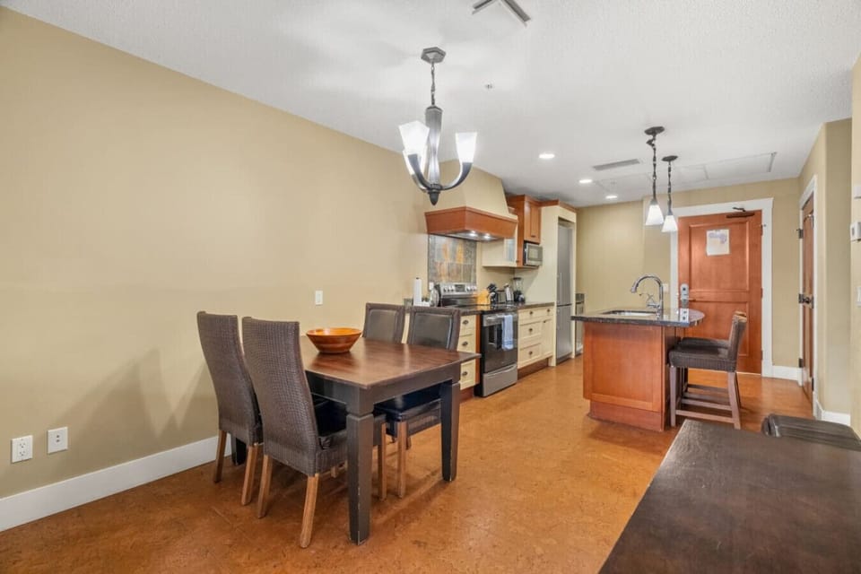 Your dining area is perfect for enjoying meals together.