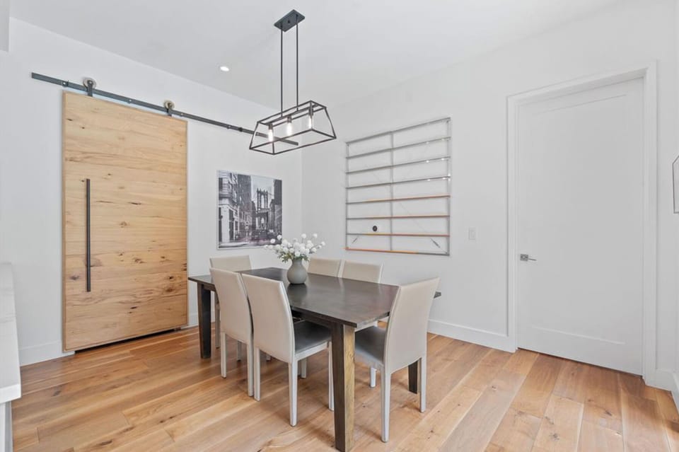 Dining Room with laundry room access