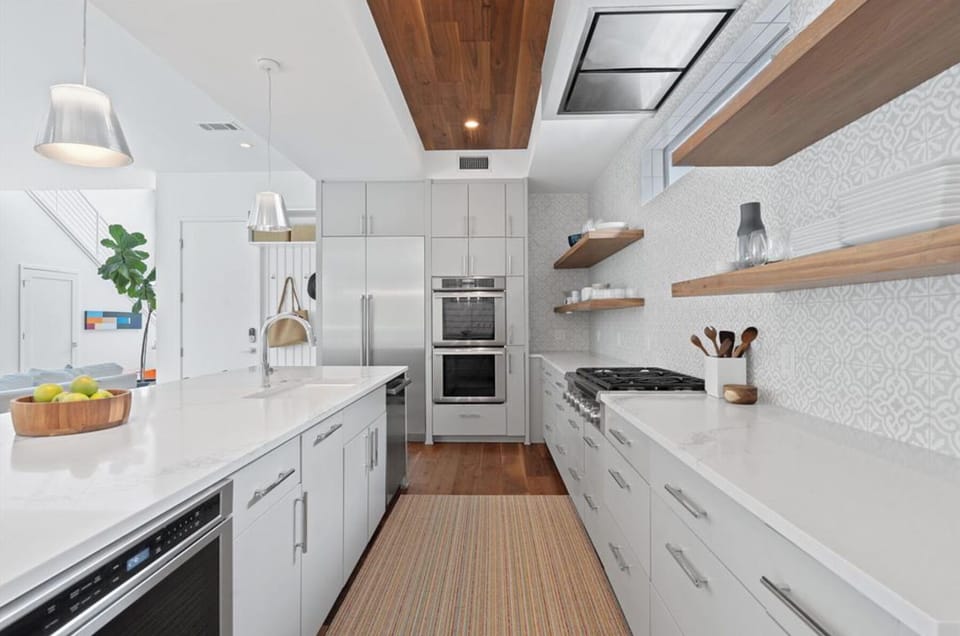 Kitchen with high end appliances
