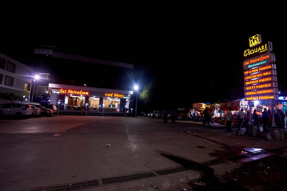 Front of property - evening/night