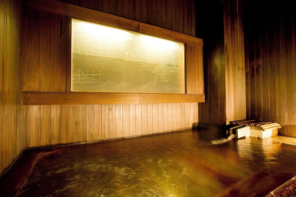 Indoor spa tub