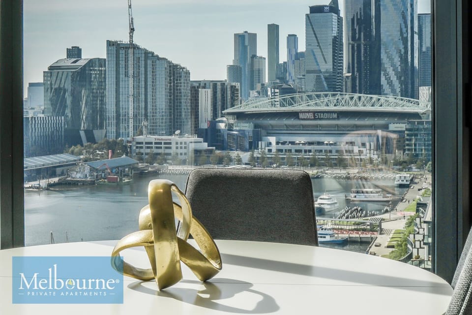 Two Bedroom Two Bathroom Apartments with Stadium & Harbour Views | Blackout drapes, iron/ironing board, cribs/infant beds, free WiFi