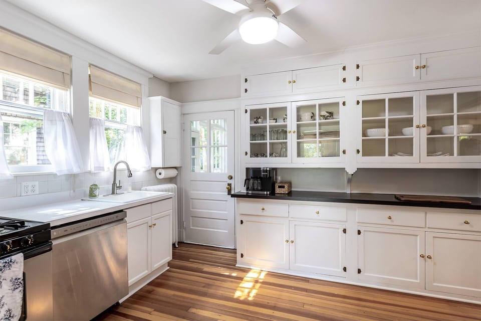 There's plenty of room to make big family meals in the fully-equipped kitchen.