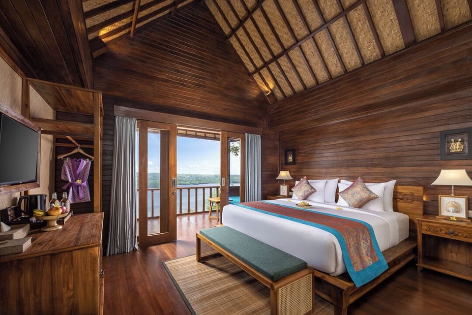 Seaside Wooden Lodge Double Free Harbor Transport | Free WiFi, bed sheets