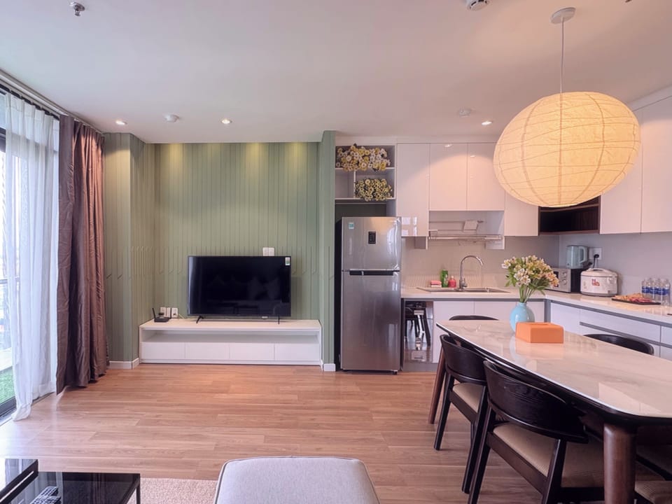 Signature Apartment, 3 Bedrooms, City View | Living area | TV