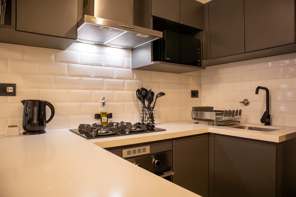 Kitchen with appliances