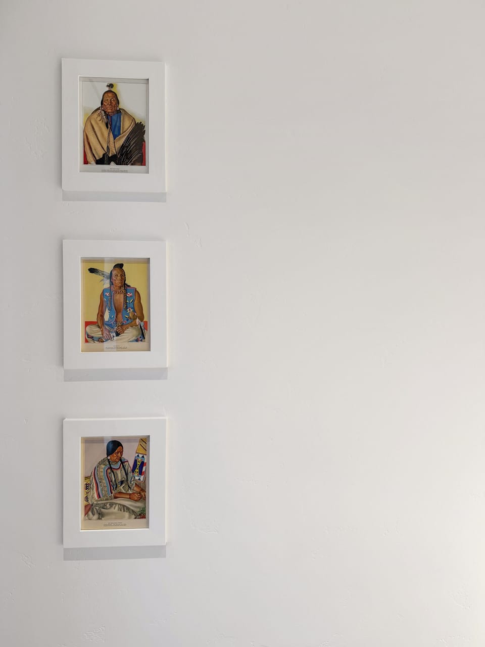 A curated collection of Indigenous art featured throughout the home.