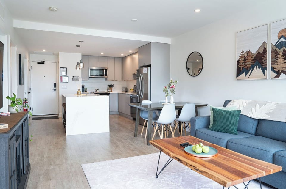 Living room and kicthen