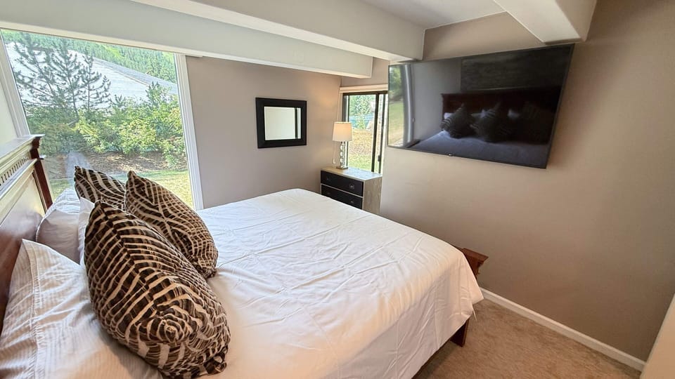 Bedroom with King Bed and 65" TV