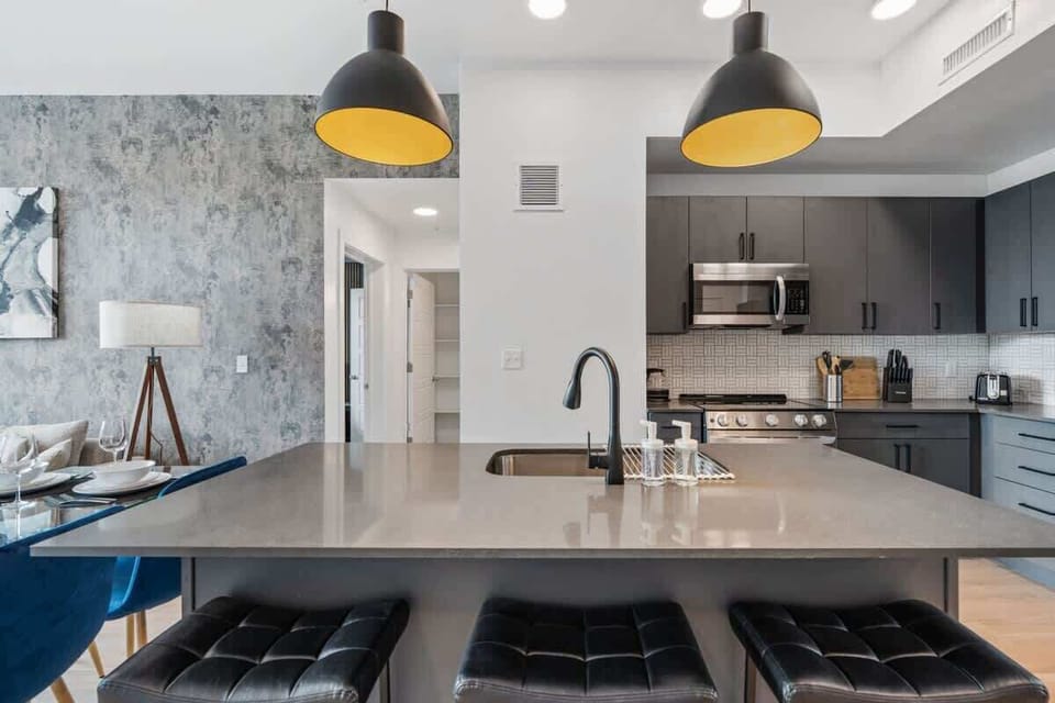 Brew fresh coffee and prepare your favorite meals in our well-equipped kitchen with all the essentials.