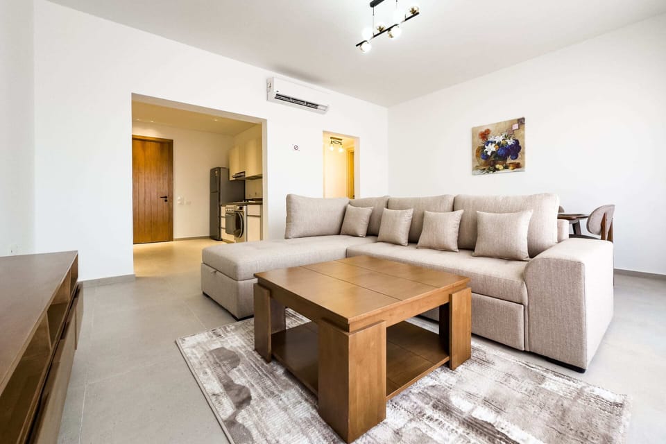 Basic Apartment | Living area | 55-inch Smart TV with satellite channels