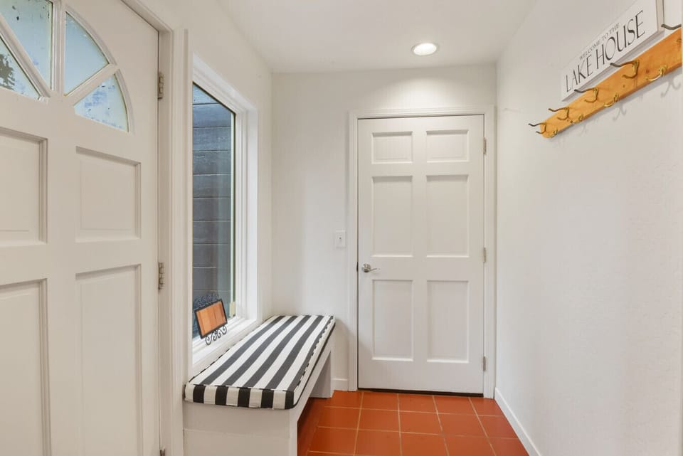 Leave your shoes and outdoor gear in the mudroom