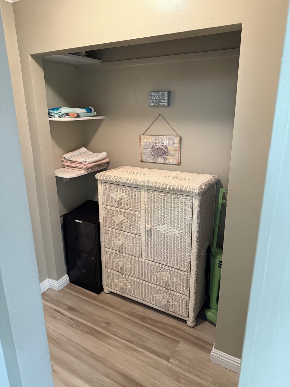 Extra dresser in hall area