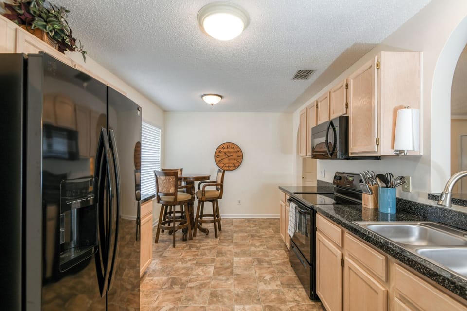Kitchen is fully equiped with everything you might need to make a delicious dish