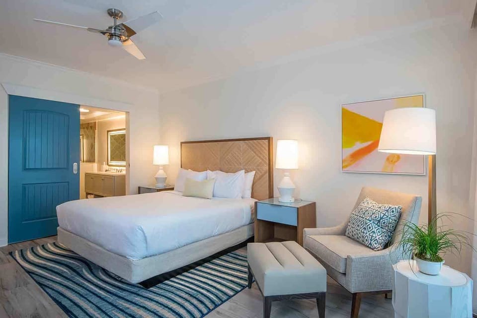 Unplug and unwind in a welcoming retreat with soft seating, coastal accents, and restful ambiance.