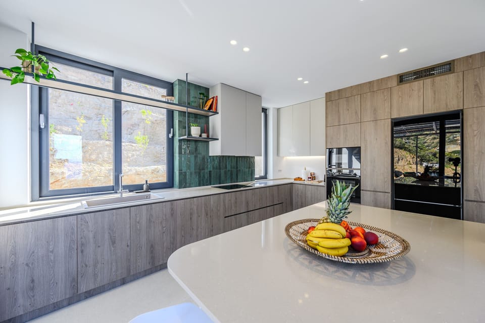 Villa, 3 Bedrooms, Terrace, Sea View | Private kitchen | Microwave, espresso maker, coffee/tea maker, electric kettle