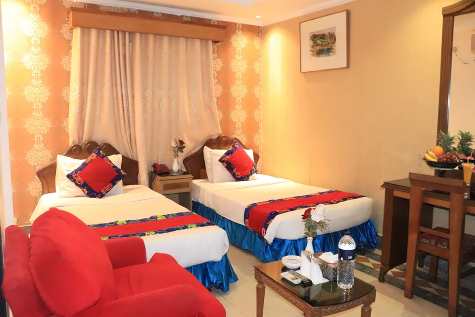 Deluxe Twin Room, Air conditioning, City View | In-room safe, desk, laptop workspace, soundproofing