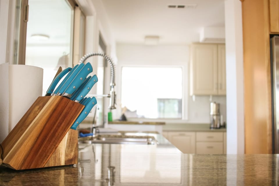 Fully stocked kitchen