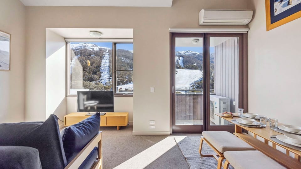 Living, dining, balcony