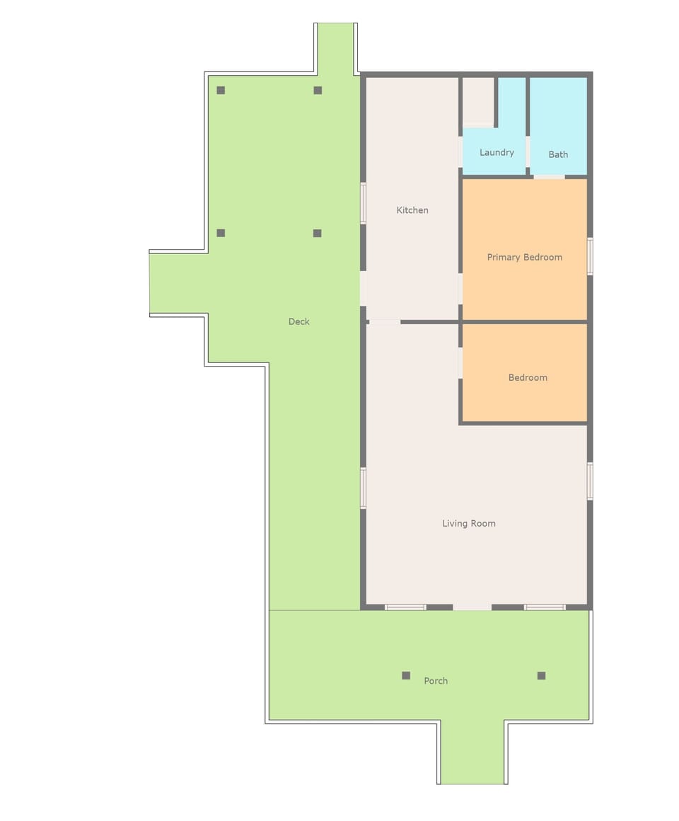 Your stay at a glance—floor plan for easy navigation and planning