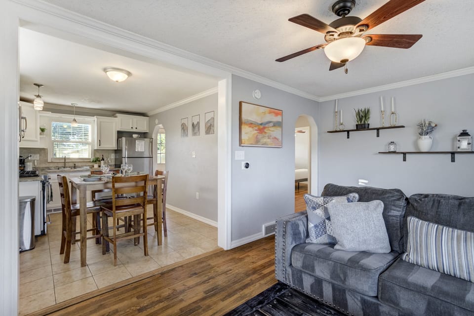 The living area flows effortlessly into the kitchen and dining spaces, creating the perfect gathering spot for everyone.