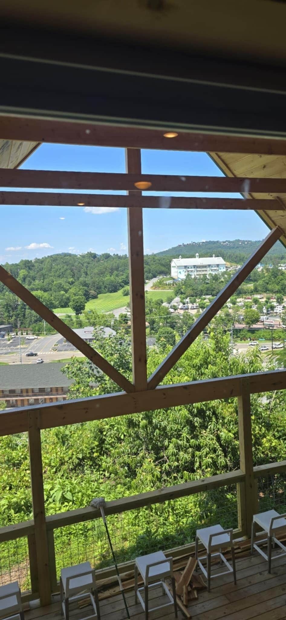 View from 2nd floor .