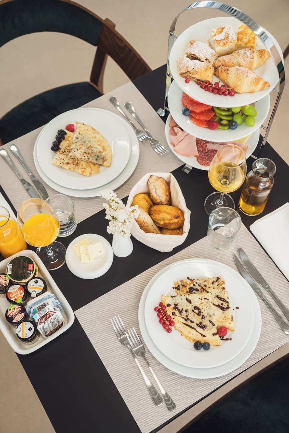 Free daily full breakfast