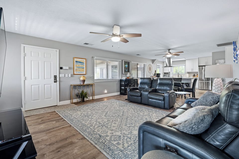 Main living area located on 2nd floor of home.