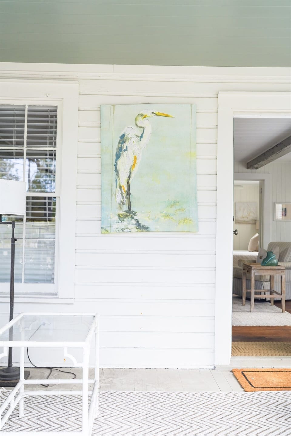 Screened porch – morning coffee spot