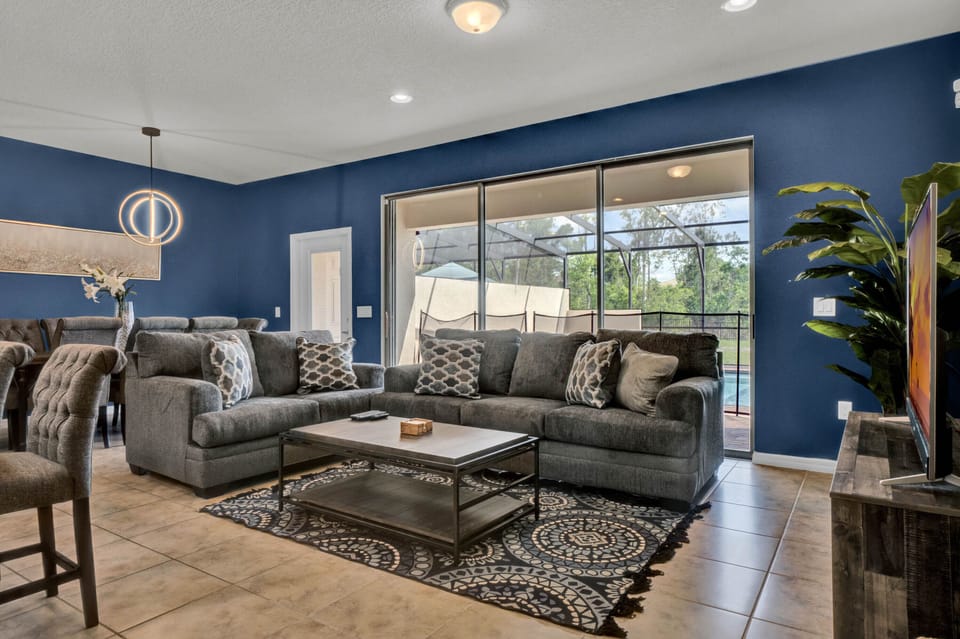 Welcome to your sanctuary of warmth and tranquility — a newly designed cozy living room where modern elegance meets effortless comfort.
