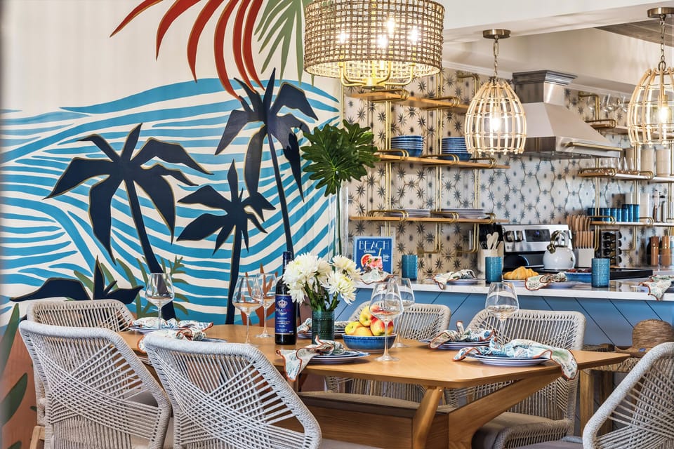 Gather the whole crew around this dining space -- plenty of character and seating for everyone.