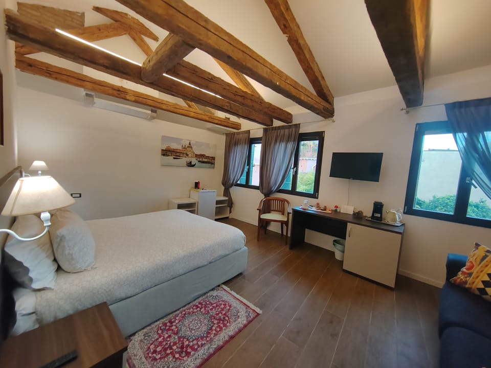 Superior Double Room | Down comforters, memory foam beds, desk, laptop workspace