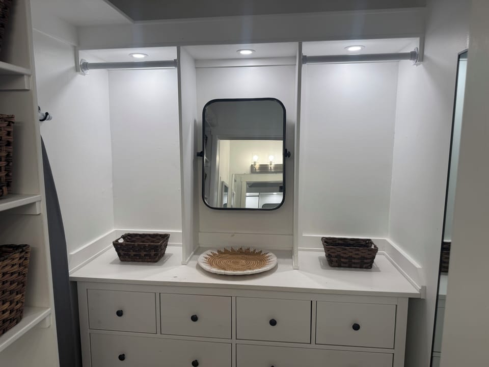 large walk in closet in primary suite