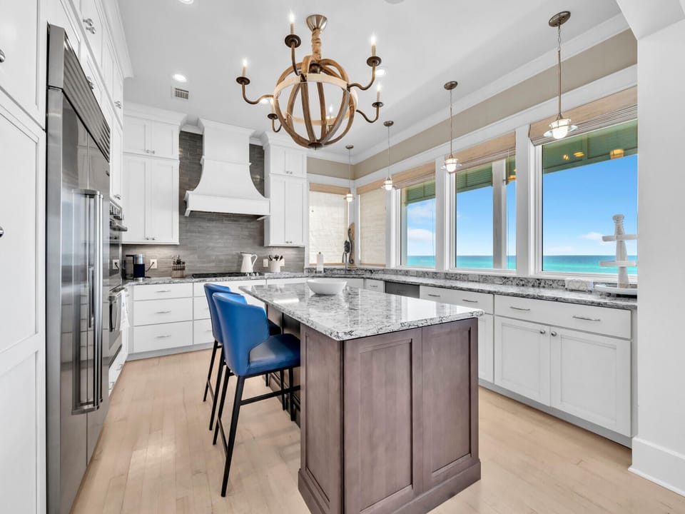 House, Multiple Beds, Hot Tub, Ocean View (Salt Air and Sunsets) | Private kitchen | Fridge, microwave, oven, stovetop