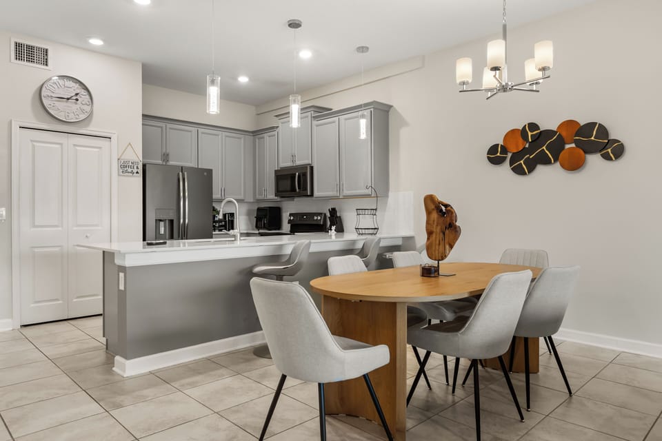 Dining Room Overlooking Living Area