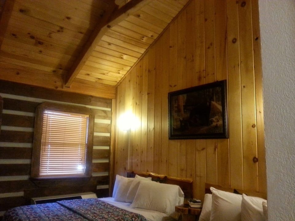 Room, 2 Double Beds | Desk, bed sheets