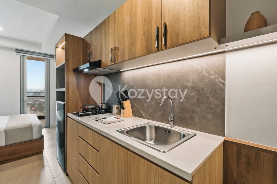 Apartment, 1 Bedroom, City View | Private kitchen