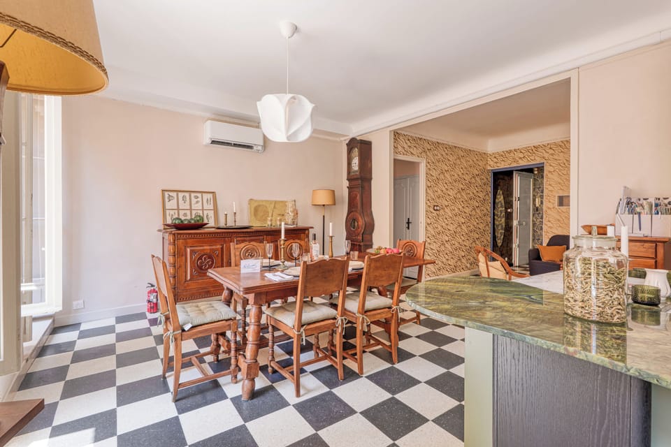Kitchen and dining area